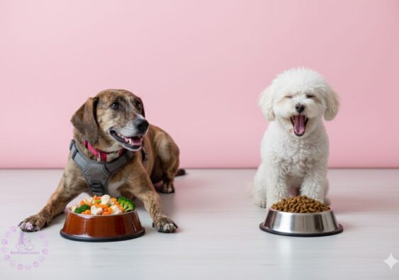 confronto tra alimentazione naturale e industriale per il cane